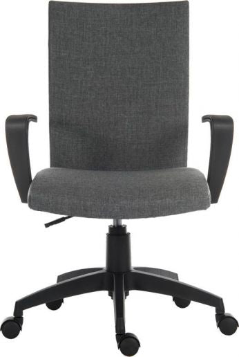 Fabric Home Office Chair - Black or Grey Option - WORK